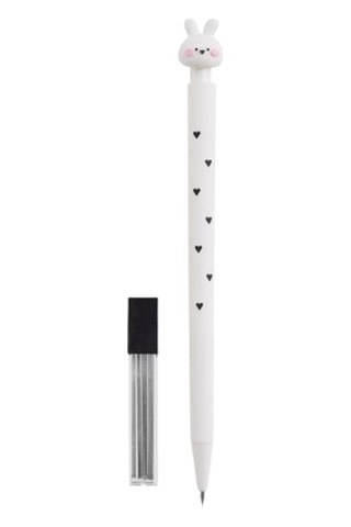 Miquelrius B2f Beyaz Tavşan Mekanik Kalem Ve Uç 0.5 Mm Seti