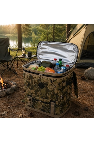 Kale Termos 30 Lt Outdoor Termal Sırt Çantası-kamuflaj Desen-472