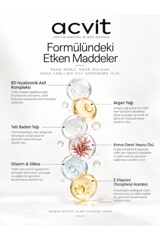 Acvit Hydra Milk 8D Nemlendirici Serum 30 ML