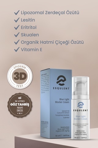 Esqulent Blue Light Blocker Mavi Işık Korumalı Krem 50 ML