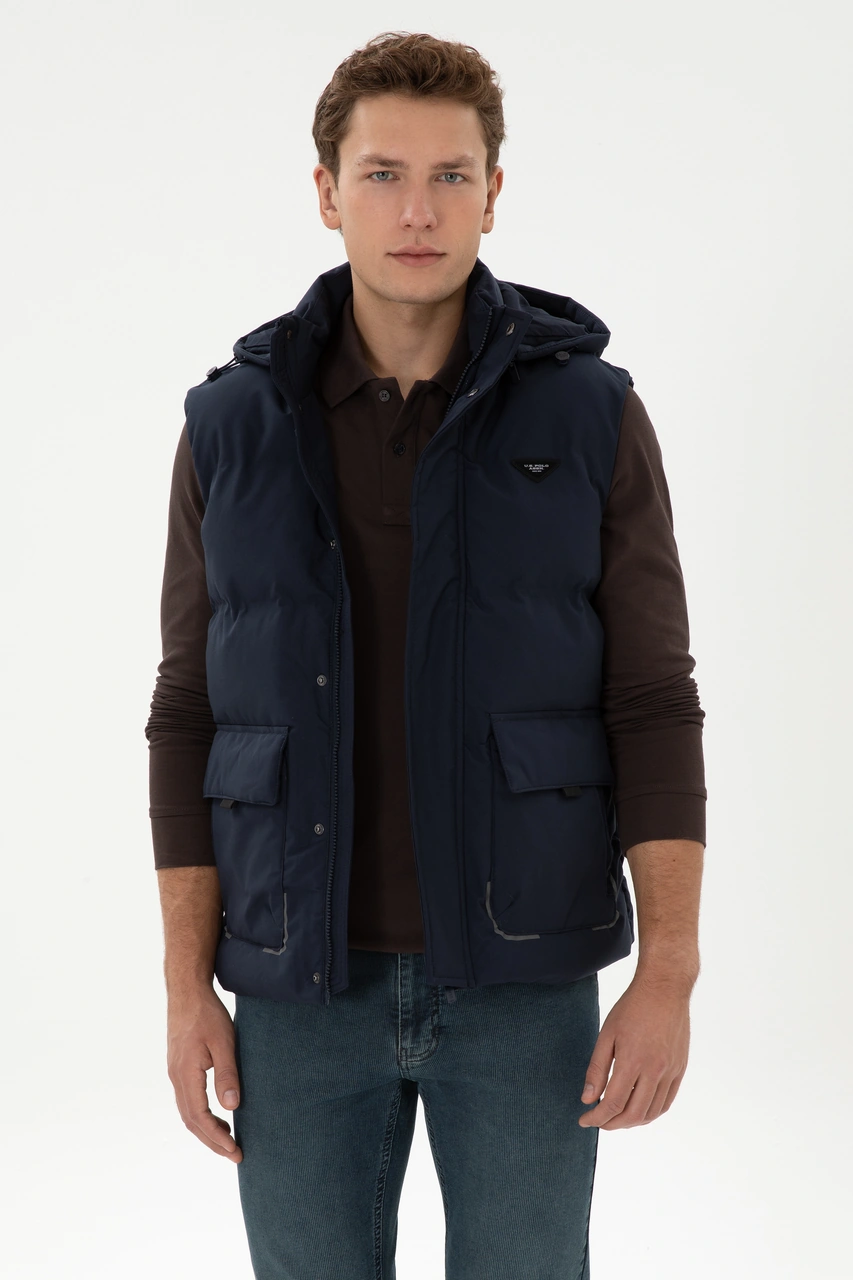 U.s. Polo Assn. Erkek Lacivert Yelek Dokuma 50310317-vr033 Lacivert