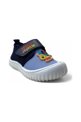 3451 Hafif Esnek Erkek Bebek Panduf Lacivert/mavi