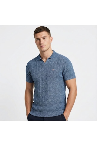 Gant Keten Triko Polo T-shirt Çok Renkli