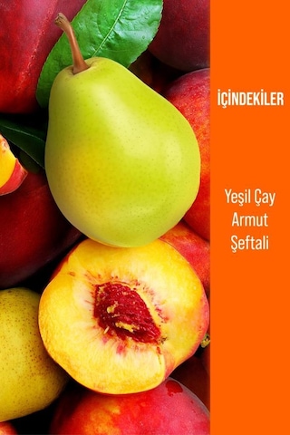 Ice Tea Armut Şeftali Soğuk Çay 1 Litre X 6 Adet