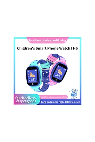 Leezsing 1.44" Kareli Renkli Ekranlı Çocuk Akıllı Saat (İthalatçı Garantili)