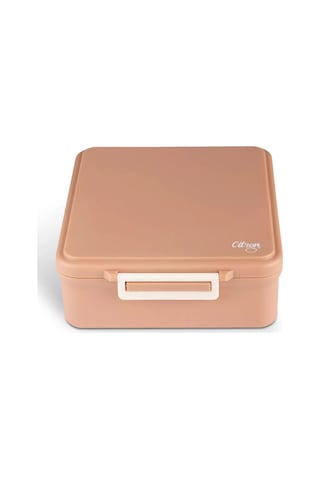 Citron Grand Beslenme Kutusu Seti - 4 Bölmeli, Sosluk Ve Çelik Kavanozlu - Blush Pink 1196489 Diğer