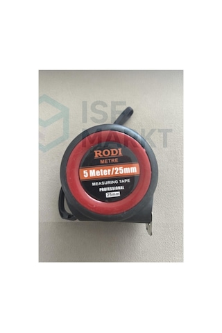 1 Adet- Rodı 5 Metre/25mm Ölçü Metresi - Profesyonel Şerit Metre 5 M