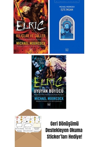 Elric: Kılıçlar Ve Güller Melnibone Nin Son İmparatorunun Tarihçeleri Cilt 6 + İşte İnsan + Elric: Uyuyan Büyücü Melnibone Nin Son İmparatorunun Tarihçeleri Cilt 3