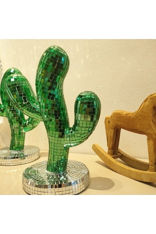 Tongxida Treasure 1 Adet Ev Festivali Dekorasyon Retro Disko Kaktüs Süs