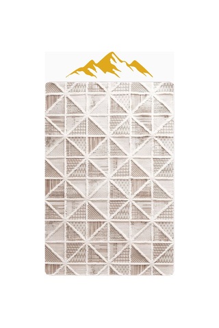 Modern Desenli Dijital Baskı Kaymaz Taban Halı H0900 Renkli