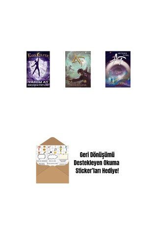 Yarım Ay Dedektiflik + Artemis Fowl 6 - Zaman Paradoksu + Artemis Fowl 1 + Okuma Sticker'ları