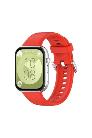 Huawei Watch Fit 3 / Fit 4 / Fit 4 Pro/fit 5 / Fit 5 Pro İle Uyumlu Kordon Jel Silikon Tokalı Kayış