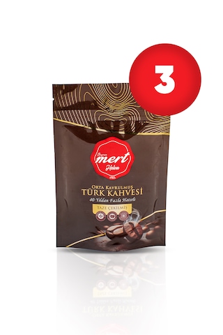 Bayram Mert Yumuşak İçimli Mert Türk Kahvesi 3 x 100 G Bayram Mert Yumuşak İçimli Mert Türk Kahvesi 3 x 100 G