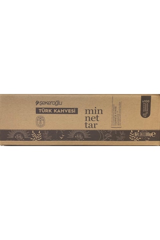 Şekeroğlu Minnettar Türk Kahvesi 24 x 100 G