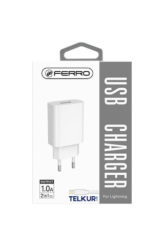 Ferro Psl-w16 Apple Uyumlu iPhone 5w 1a Usb Lightning Sarj Aleti Seti