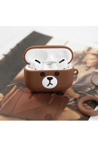 Iphone 1/2. Nesil Uyumlu Koruyucu Bluetooth Kulaklık Kılıfı Figürlü Yogi Airpods 1/2. Nesil