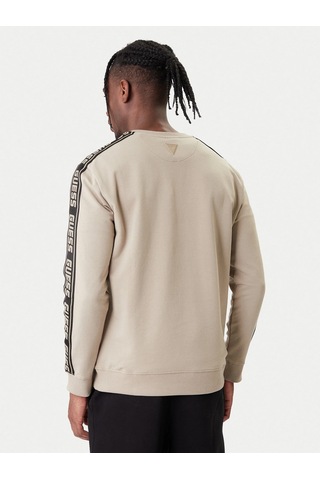 Guess Z4gq24k6zs1 Arlo Erkek Sweatshirt Bej