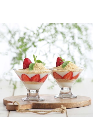 LAV Crema Cam Dondurma & Tatlı Kasesi 6'lı Küçük Boy 165 ml (Reçellik  )