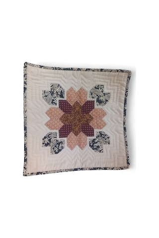 Patchwork Yastık El İşi 40x40 Cm Karışık Renkli