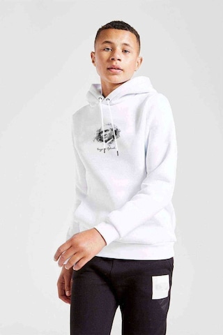 Tshirthane Ulu Önder Atatürkü Saygiyla Ve Özlemle Baskılı Unisex Çocuk Kapü Beyaz