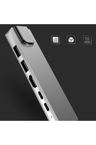 VİZY10 Dizüstü Bilgisayar Uyumlu 6 In 1 Type-C To  4K HDMI Tv Pro