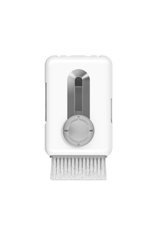 Homyl Akıllı Telefon Için Toz Kapaklı Fırçalı Elektronik Beyaz