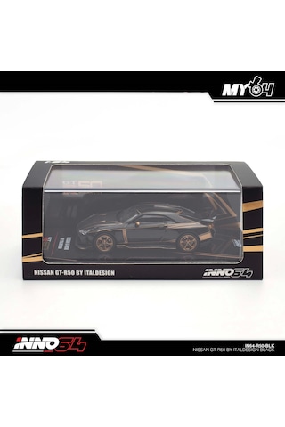 Inno 1/64 Nissan Gt-r50 By Italdesign Black Çok Renkli