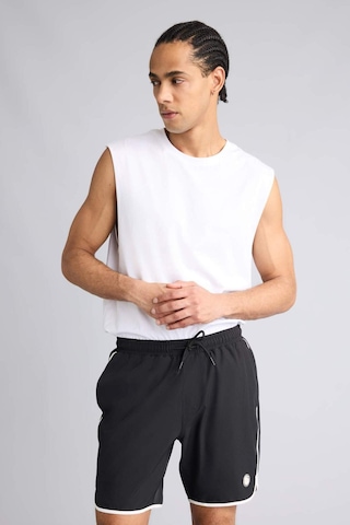 Defacto Regular Fit Elastik Bel Siyah Deniz Şortu G2931ax26hsbk81 Siyah-bk81