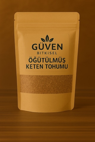 Taze Çekilmiş Keten Tohumu Hava Almayan Ambalaj 100g