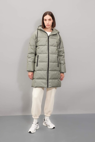 DeFacto Regular Fit Kapüşonlu Fermuarlı Cepli Parka D5953AX24WNKH439 Haki