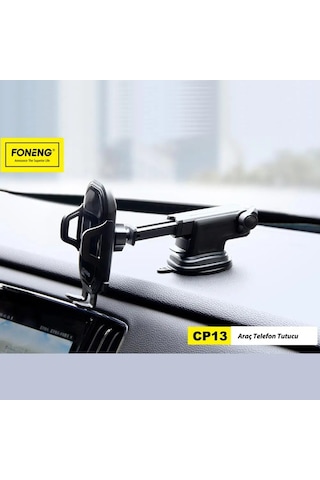 Foneng Cp13 360 Ayarlanabilir Vantuzlu Araç İçi Telefon Tutucu -