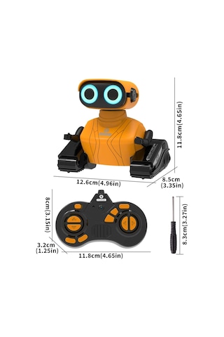 Remoking Rc Robot Çocuk Oyuncağı, Ses Ve Işıklı Uzaktan Kumandalı Robot Akıllı Oyuncaklar Kod 003673