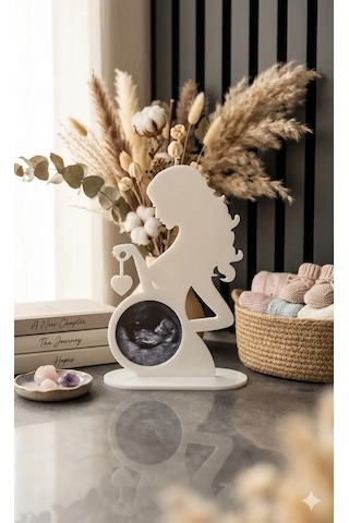 Home Hamile Anne Silüetli Fotoğraf Çerçevesi En Özel İlk Tanışma 1