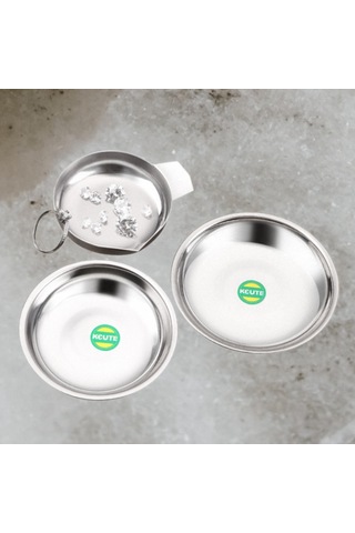 Suntek 3x Mini Ölçekli Tepsi Toz Sıvı Kuyumcu Malzemeleri Gümüş