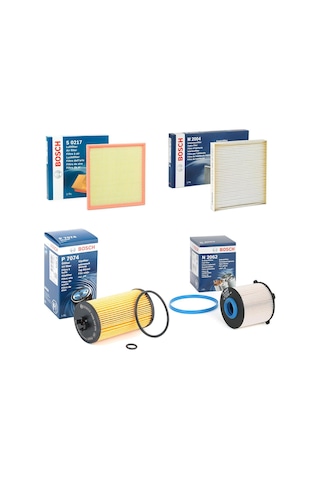 Opel Astra J 1.6 Cdtı 4'lü Filtre Seti 2014 - 2016 Bosch