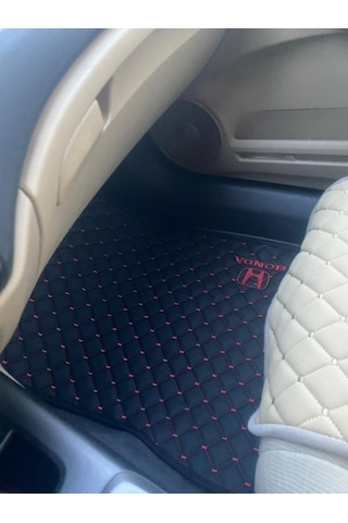 Honda Cıvıc Uyumlu Fd-6 2007-2012 Deri Kapitone Oto Paspas Takım