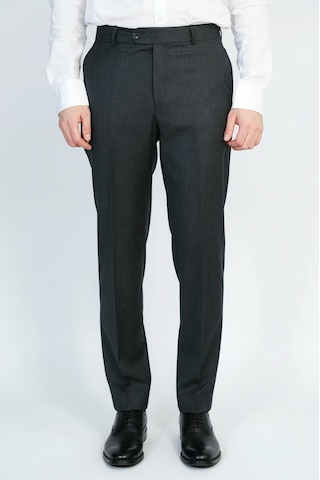 Slim Fit Düz Siyah Klasik Erkek Pantolon Wessi Siyah