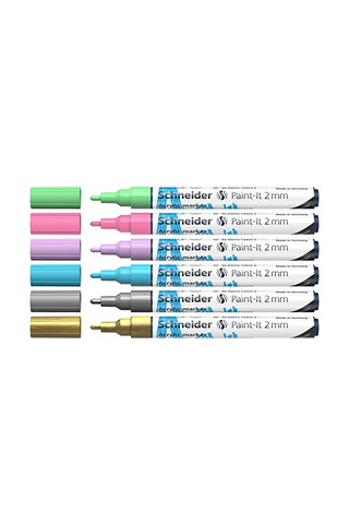 310 Akrilik Marker 2mm Set/2-120196 6 Lı