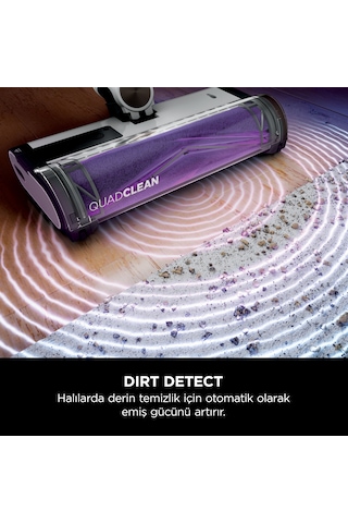 Shark Detect Clean&Empty IW3612EUT Auto-Empty Sistemli Turbo Başlıklı Şarjlı Dikey Süpürge 2 L