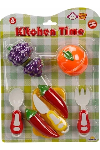 Znv Zenvia Mey İthalat Little Chef Kesme Tahtalı Sebze Ve Meyve Seti Znv2025 Cmn Belirtilmemiş