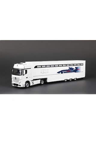 1:43 Ölçek 2016 Mercedes Benz Actros Team Williams Martini Racing Diecast Metal Minyatür Model Araba 40cm
