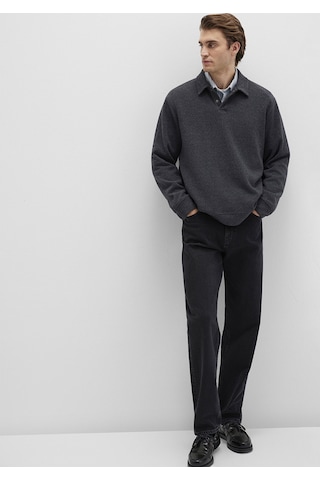 Mavi - Antrasit Polo Sweatshirt 0s10476-80023 Antrasit