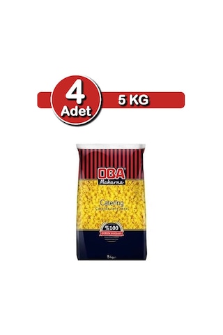 Oba Makarna Yüksük 4 x 5 KG