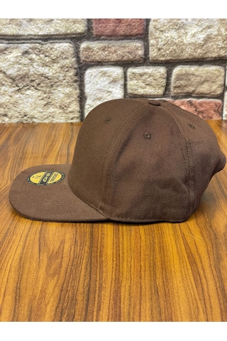 Hamze Hiphop Snapback Rapper Drip Basket Baseball Unisex Cap Şapka Kahverengi