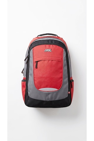 Sol - Marvın Unisex 15 Laptop Sırt Çantası Kırmızı/siyah