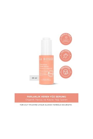 Parlaklık Veren Yüz Serumu Organik Havuç Ve Kayısı Özü İçeren 30 Ml