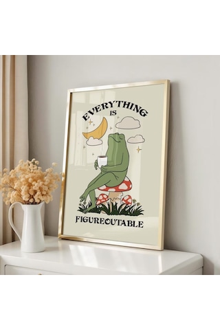 Her Şey Çözülebilir Motivasyon Posteri - Çerçevesiz