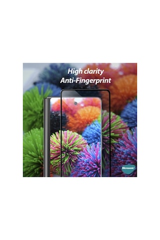 Samsung Galaxy Z Fold 3 Tam Kaplayan Temperli Cam Ekran Koruyucu Siyah