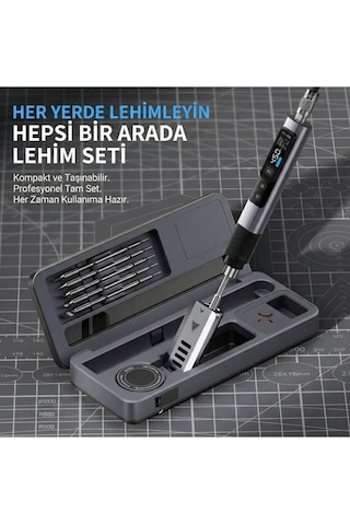 Fnırsı Hs-02a Akıllı Havya 6 Uçlu Ve Alet Kutusu