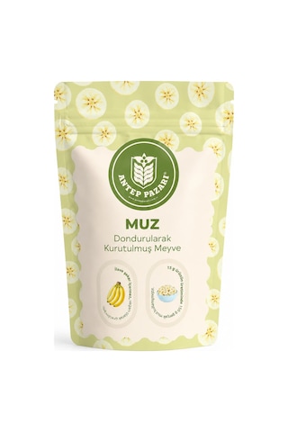 Muz Kurusu Meyve Cipsi - Dondurularak Kurutulmuş Freeze Dried Çıtır Muz
